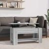 vidaXL Tavolino da Salotto Grigio Sonoma 101x49x52cm Legno Multistrato