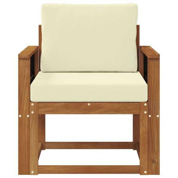 vidaXL Set di divani da esterno Legno di Acacia Massello e Poliestere