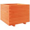 vidaXL Fioriera Giardino Marrone Cera 60x60x49,5cm Legno Massello Pino