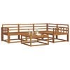 vidaXL Set di divani da esterno 5 pcs Naturale