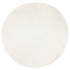 vidaXL Tappeto in finta TAFALLA Bianco &Oslash; 80 cm Poliestere