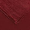 vidaXL Coperta Rosso Bordeaux 130 x 150 cm Panno