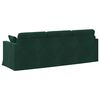 vidaXL Divano Verde Scuro 228 x 78 x 80 cm Velluto