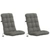 vidaXL Cuscini per Sedia Alta in 2 Pezzi VIANEN 2 pz 100% Poliestere