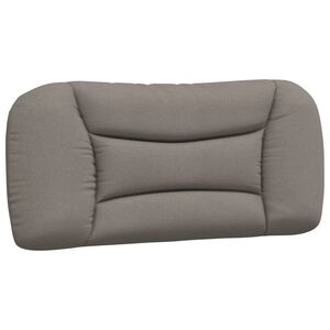 vidaXL Cuscino Testiera Hvar Tortora 80 cm in Tessuto