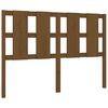 vidaXL Testiera per Letto ambra 125,5x4x100 cm Legno Massello di Pino