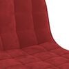 vidaXL Sgabelli da Bar 2 pz Rosso Vino in Velluto