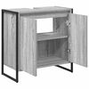 vidaXL Mobile da Bagno Grigio Sonoma 60 x 30 x 60 cm Legno multistrato