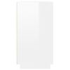 vidaXL Credenza Bianco Lucido 80x34x75 cm in Legno Multistrato