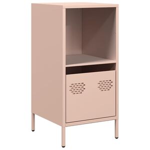 vidaXL Credenza Rosa 35x39x73,5 cm in Acciaio Laminato a Freddo