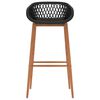 vidaXL Sedie da Bar 2 pz Nere
