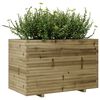 vidaXL Fioriera da Giardino 110x60x72 cm in Legno di Pino Impregnato