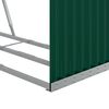 vidaXL Portaceppi Verde 120x45x140 cm in Acciaio Zincato