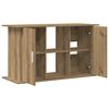 vidaXL Supporto per acquario artigianale in rovere 101x41x58 cm in legno ingegnerizzato