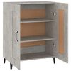 vidaXL Credenza Grigio Cemento 69,5x34x90 cm in Legno Multistrato