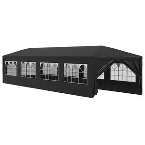 vidaXL Tenda per Feste 3x12 m Antracite