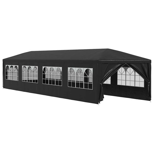 vidaXL Tenda per Feste 3x12 m Antracite