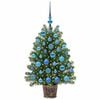 vidaXL Albero di Natale artificiale con 150 LED Verde 95 cm PE e PVC