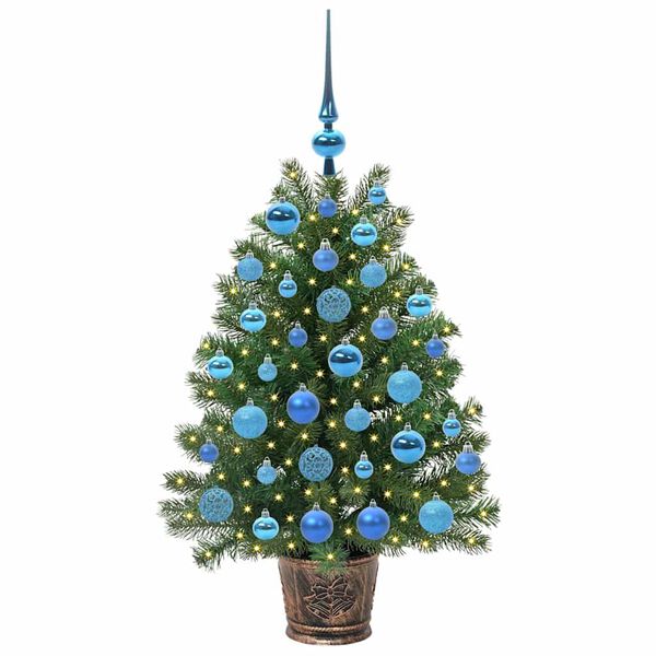 vidaXL Albero di Natale artificiale con 150 LED Verde 95 cm PE e PVC