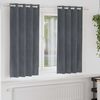 vidaXL Tende oscuranti 2 pcs Grigio chiaro 140 x 175 cm Velluto