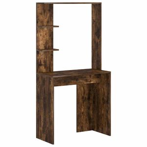vidaXL Scrivania Rovere fum&eacute; Legno ingegnerizzato 78,5 x 37 x 154,5 cm