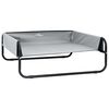 vidaXL Letto per Cani Grigio chiaro 57 x 57 x 24 cm Acciaio