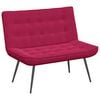 vidaXL Panca Rosso Vino 110x74x84 cm in Velluto