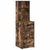 vidaXL Credenza Rovere fumo 40 x 41 x 135 cm Legno ingegnerizzato