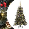 vidaXL Albero di Natale artificiale con 150 LED Verde 150 cm