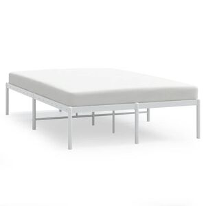 vidaXL Giroletto in Metallo Bianco 120x190 cm