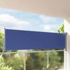vidaXL Tenda Laterale Retrattile per Patio 100x300 cm Blu