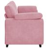 vidaXL Divano a 3 Posti rosa 220x77x82 cm in Velluto