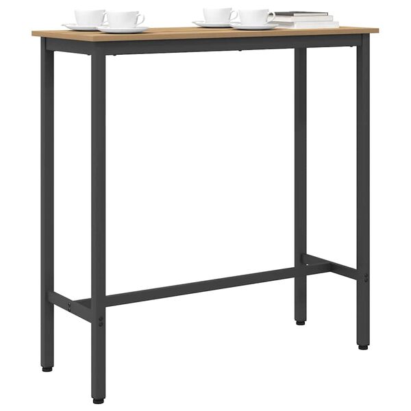 vidaXL tavolo Rovere artigianale 100 x 40 x 100,5 cm