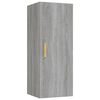 vidaXL Armadietto a Muro Grigio Sonoma 34,5x34x90 cm Legno Multistrato