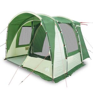 vidaXL Tenda da Campeggio per Auto per 4 Persone Verde Impermeabile