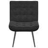 vidaXL Poltrona Relax 64x74x84 cm Nera in Velluto