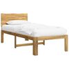 vidaXL Letto Singolo con Testiera ROSTOCK Bianco 90 x 190 cm