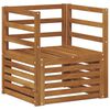 vidaXL Set di divani da esterno Naturale 67 x 63 x 73 cm