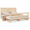 vidaXL Giroletto con Testiera 200x200 cm in Legno Massello di Pino
