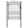 vidaXL Cancello della recinzione con punte EMMEN 170 x 100 cm