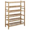 vidaXL Scarpiera con lo scaffale Naturale 68 x 28 x 96 cm Bamb&ugrave;