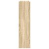 vidaXL Scarpiera Rovere Sonoma 80x25x100 cm in Legno Multistrato
