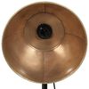 vidaXL Lampada da Terra 25 W Ottone Anticato 61x61x90/150 cm E27