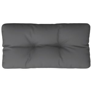 vidaXL Cuscino per Pallet Antracite 70x40x12 cm in Tessuto