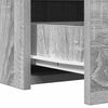 vidaXL Tavolo da Trucco Grigio 100 x 40 x 70 cm Legno multistrato