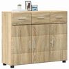 vidaXL Credenza con porta FLORIN Rovere Sonoma 88,5 x 30,5 x 73 cm