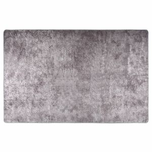 vidaXL Tappeto Lavabile 80x150 cm Grigio Antiscivolo