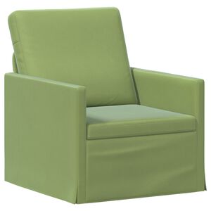 vidaXL Divano Singolo Verde chiaro 70 x 81 x 82 cm Velluto (V)