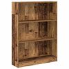vidaXL Libreria Legno Antico 80x24x109 cm in Legno Multistrato