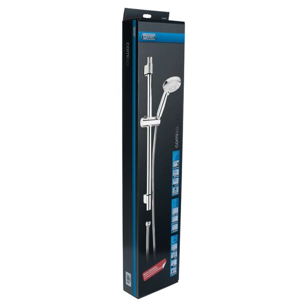 CORNAT Set Barra per Doccia COMISO Cromo